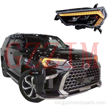 4Runner kichwa taa mbele bumper grille bodykit
